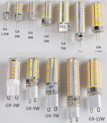 18w G9 বাল্ব 220V হাইলাইট লেড পিন নো স্ট্রোবোস্কোপিক 12w তিন রঙের ডিমিং