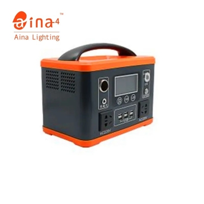 ক্যাম্পিং 500w পোর্টেবল সোলার পাওয়ার ব্যাঙ্ক দীর্ঘস্থায়ী সহনশীলতা একাধিক চার্জিং মোড