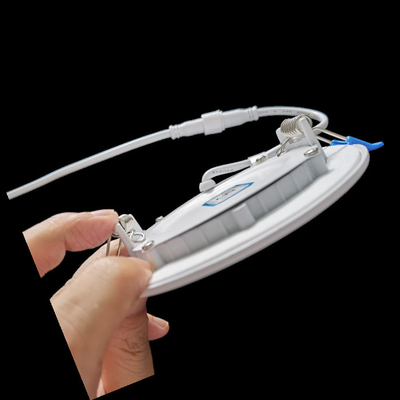 Ac85-265v Recessed ডাউনলাইট আবাসিক ব্যবহার 5cct সামঞ্জস্যযোগ্য রঙ 12w