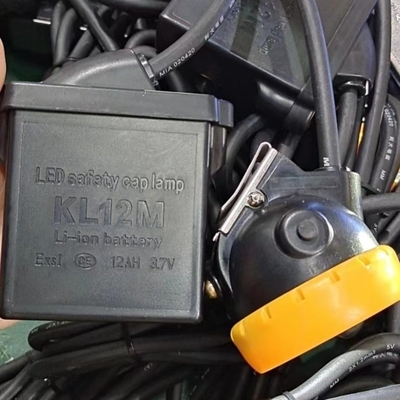 KL12LM 12AH LED মাইনিং ক্যাপ ল্যাম্প জলরোধী হেডলাইট সব ধরণের জন্য ভাল মাইনিং ভূগর্ভস্থ মাইনিং অন্তর্ভুক্ত