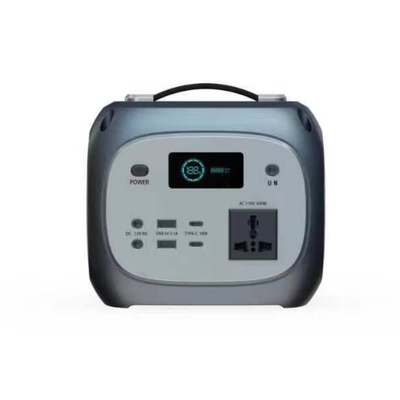 ক্যাম্পিং বা পারিবারিক ব্যবহারের জন্য 256WH 300W সৌর প্যানেল ক্ষমতা সহ বহনযোগ্য জরুরী বিদ্যুৎ কেন্দ্র