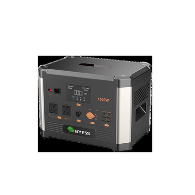 সোলার প্যানেল সহ 1.5kw পোর্টেবল ব্যাটারি পাওয়ার স্টেশন