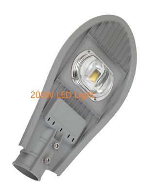 IP65 200W আউটডোর LED স্ট্রিট লাইট 3000K / 6500K 130LM/W COB লাইট সোর্স