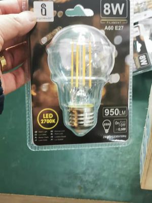 ফ্যাশন স্টাইল ফিলামেন্ট এলইডি লাইট বাল্ব AC 176V - 264V লং লাইফ ডিজাইন 30000 ঘন্টা