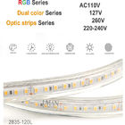 12V DC RGB 2835 2700K 30LEDS + 2835 6500K 30LEDSSmart Flexible RGBW LED স্ট্রিপ লাইট