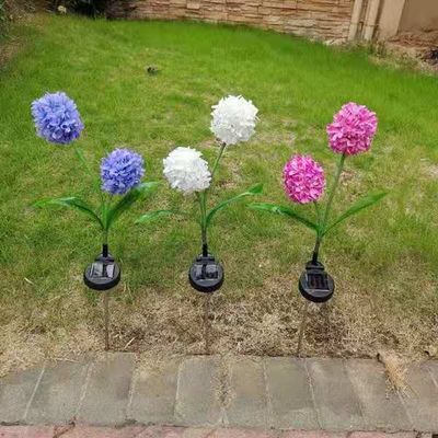 Ip65 Cri70 3 বছরের ওয়ারেন্টি 110lum 3pcs Led Solar Flower Lights