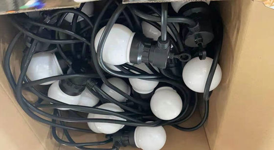 G50 G40 A60 হলিডে Ip65 সোলার চালিত স্ট্রিপ লাইট