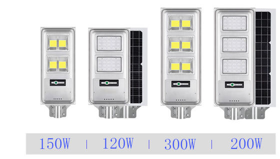 COB SMD স্কয়ার বা গুদাম Ip66 সব এক সোলার স্ট্রিট লাইটে