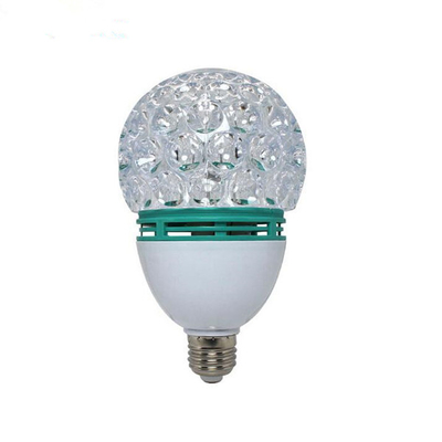 IP33 B22 LED ডিস্কো বাল্ব প্লাস্টিক ল্যাম্প বডি 360 ডিগ্রি রোটেশন পার্টি