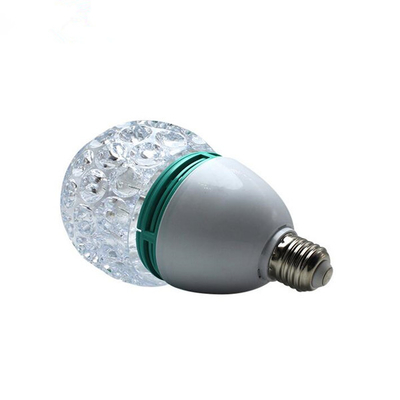 IP33 B22 LED ডিস্কো বাল্ব প্লাস্টিক ল্যাম্প বডি 360 ডিগ্রি রোটেশন পার্টি