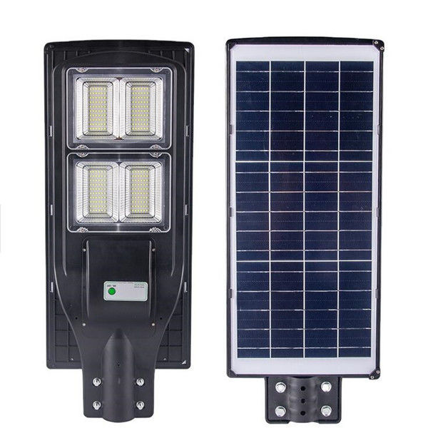 হাই পাওয়ার এসএমডি অল ইন ওয়ান সোলার লাইট 200W রিমোট কন্ট্রোলার সহ রাস্তা এবং রাস্তার জন্য